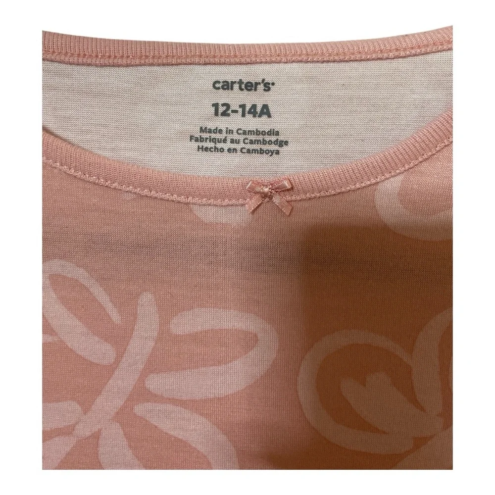 Carter's Pink Butterfly Girls Nightgown